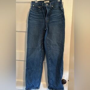 Madewell The Perfect Vintage Straight Jean size 27